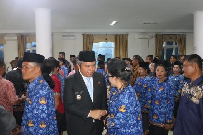 47 Kepala Sekolah Baru Dilantik, Wabup Taput Tekankan Transformasi Digital dan Disiplin Kepemimpinan