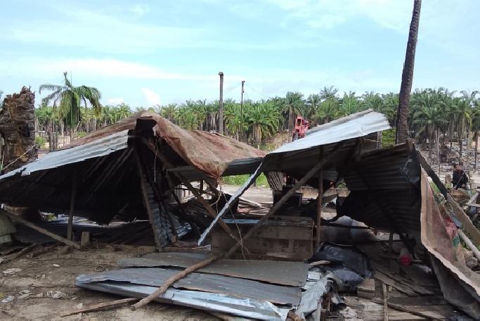 Polsek Keluang Bongkar 27 Sumur Illegal Drilling di Lahan HGU PT Hindoli