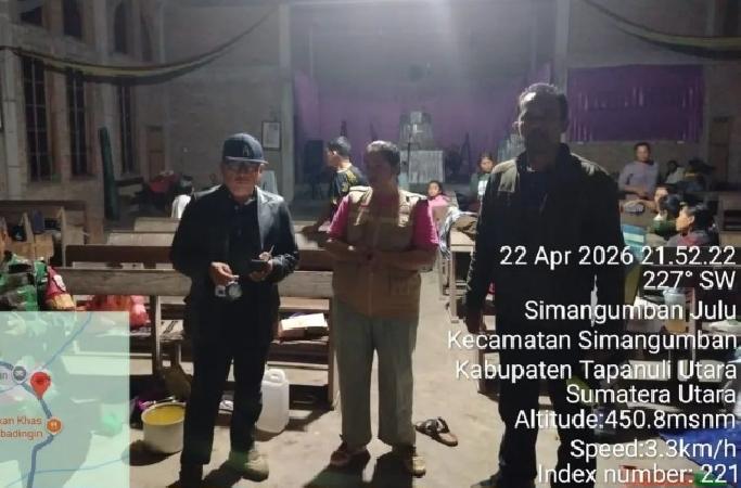 Banjir Bandang Landa Simangumban, Pemkab Taput Evakuasi Warga